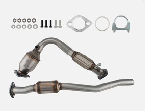 طقم المحول الحفاز الأمامي والخلفي بديل مناسب لـ 2010-2014 Equinox/Terrain 2.4L، 2012-2015 Captiva Sport 2.4L